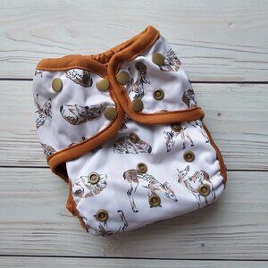 NEW Lighthouse Kids Signature Switch Cover System All-in-Two Diaper -Gentle deer